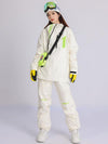 Women's Cosone Oblique Zipper Number 1 Solid Snow Suits