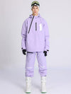 Women's Cosone Oblique Zipper Number 1 Solid Snow Suits