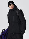 Men's Searipe Durable Mountain Pro All-Terrain Baggy Snow Jacket