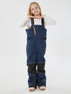 Girls Mountain Trek Light Reflective Knee Guard Waterproof Insulated Snow Bib Pants