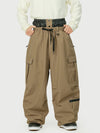 Men's Techline Workwear-Inspired Utility Cargo Snow Pants – Baggy Freestyle Fit