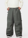 Men's UrbanCraft Workwear Baggy Snow Pants with Enhanced Knee Mobility Design