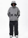 Men's Chillform Reflective Camo Snow Suit – Glow Trail Jacket with Freerider Baggy Snow Pants Set