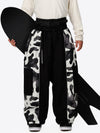 Men's Wild Motion Reflective Colorblock Extra Baggy Snow Pants