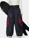 Women's Hyper Flux Urban Graffiti Freestyle Baggy Cargo Snowboard Pants - Park Rider
