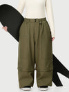 Women's UrbanCraft Double Knee Utility Cargo Snow Pants with Rivet-Reinforced Panels