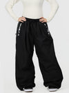 Women's Hyper Flux Side Zip Graffiti Panel Extra Baggy Freestyle Snow Pants