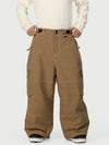 Men's Wild Soul Crew Utility Cargo Snow Pants – Heavy Stitch Baggy Fit