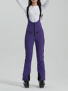 Women's Gsou Snow Elegant Flare Ski Bibs Pants