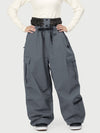 Women's Techline Workwear-Inspired Utility Cargo Snow Pants – Baggy Freestyle Fit