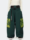 Women's Hyper Flux Urban Graffiti Freestyle Baggy Cargo Snowboard Pants - Park Rider