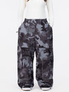 Women's Nightline Park Rider Reflective Trim Cargo Pockets Baggy Snow Pants