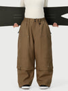 Women's UrbanCraft Double Knee Utility Cargo Snow Pants with Rivet-Reinforced Panels