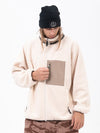 Men's Mountain-Ready Faux Sherpa Adventure Full-Zip Warm Fleece Jacket