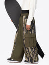 Men's Wild Motion Reflective Colorblock Extra Baggy Snow Pants