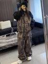 Women's First Encounter Blizzard Babe Leopard Baggy Snow Suit