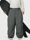 Men's Wild Soul Crew Utility Cargo Snow Pants – Heavy Stitch Baggy Fit