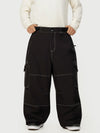Men's Wild Soul Crew Utility Cargo Snow Pants – Heavy Stitch Baggy Fit