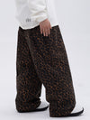 Women's Double Knee Mountain Freestyle Baggy Camo Snow Pants