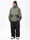 Men's Chillform Reflective Camo Snow Suit – Glow Trail Jacket with Baggy Snow Pants Set