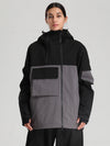 Women's Gsou Snow Terrain Flow FlexZip Hybrid Cargo Snowboard Jacket