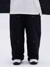 Men's Double Knee Mountain Freestyle Baggy Camo Snow Pants
