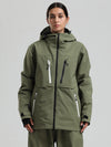 Women's Gsou Snow Durable Mountain Pro Winter Function Cargo Snow Jacket