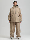 Women's Gsou Snow Durable Urban Vibe Pullover Anorak Snowboard Suits