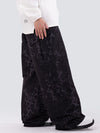Women's Double Knee Mountain Freestyle Leopard Baggy Snow Pants