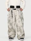 Men's Urban Vibe Workwear-Inspired Rivet-Trim Wide Fit OG Baggy Snow Pants
