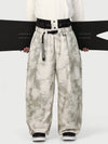 Men's Urban Vibe Workwear-Inspired Rivet-Trim Wide Fit OG Baggy Snow Pants