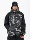 Men's Mountain Freestyle Cargo Pocket Pullover Bomber Snowboard Jacket