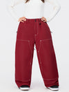 Women's UrbanCraft Utility Freeride Baggy Snowboard Pants with Reinforced Panels