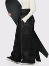 Women's Wild Motion Reflective Colorblock Extra Baggy Snow Pants