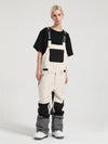Women's Gsou Snow Mountain Discover Colorblock Snow Bibs Pants