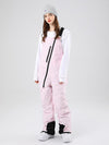 Men's Searipe Oblique Zipper Winter Crew Snow Pants Ski Bibs