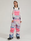 Women's Gsou Snow Mountain Discover Colorblock Ski Bibs Pants