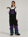 Men's Gsou Snow Mountain Discover Colorblock Snow Bibs Pants