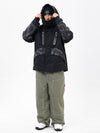 Men's Chillform Reflective Camo Snow Suit – Glow Trail Jacket with Freerider Baggy Snow Pants Set