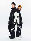 Men's High Experience Diagonal Opening Full Zipper Freestyle Snow Jacket