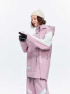 Men's High Experience Diagonal Opening Full Zipper Freestyle Snow Jacket