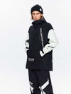Men's High Experience Diagonal Opening Full Zipper Freestyle Snow Jacket