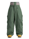 Women's Gsou Snow Luminous Edge Reflective Cargo Baggy Snow Pants