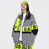 Snowverb Women's Street Style Plaid Snow Jacket