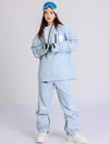 Women's Cosone Oblique Zipper Number 1 Solid Snow Suits