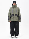 Men's Chillform Reflective Camo Snow Suit – Glow Trail Jacket with Baggy Snow Pants Set