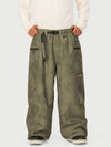 Men's Techline Durable Stretch Utility Cargo Snow Pants – Baggy Freestyle Fit