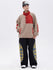 Women's Mountain-Ready Faux Sherpa Fleece Pullover & Swaggy Reflective Cargo Snow Pants