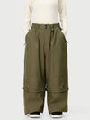 Women's UrbanCraft Double Knee Utility Cargo Snow Pants with Rivet-Reinforced Panels
