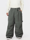 Men's UrbanCraft Workwear Baggy Snow Pants with Enhanced Knee Mobility Design